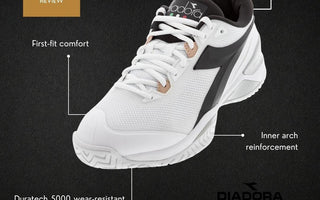 Tennis Shoe Review ~ A look @Diadora Speed Blushield 5 AG