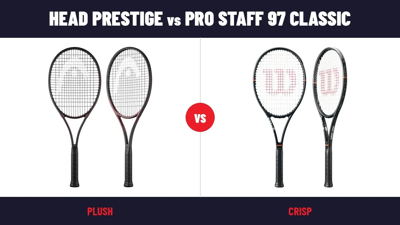 HEAD Prestige Pro and Tour vs. Wilson Pro Staff 97 Classic