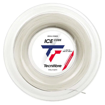 Ice Code White Tennis String Reel,Strings,Tecnifibre,18,,Tennis Express,04RICR-18-1