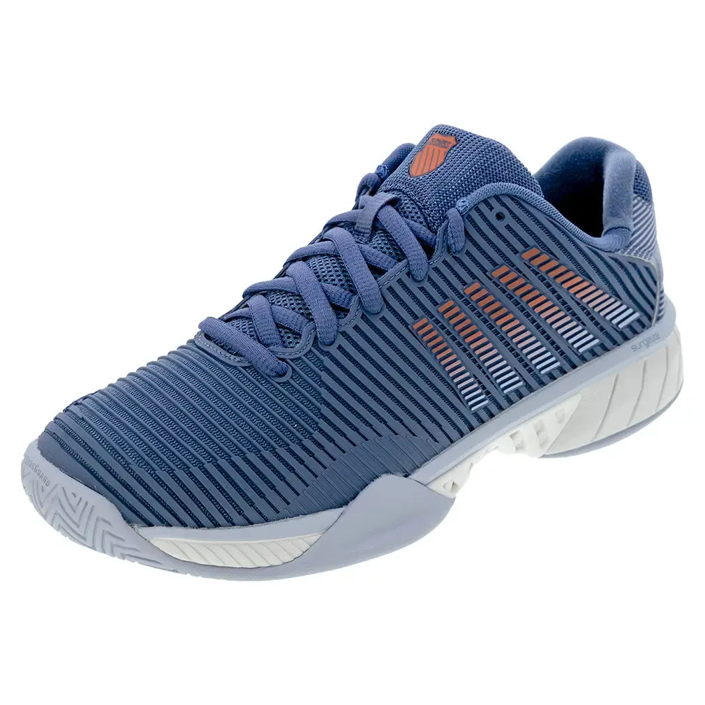 【コウ】 Men's Hypercourt Express 2 Tennis Shoes Infinity and Arctic Ice