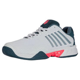 Men's Hypercourt Express 2 Tennis Shoes White and Stargazer-Footwear-K-Swiss-06613-129-1-Tennis Express