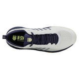 Men's Hypercourt Supreme 2 Tennis Shoes Blanc de Blanc and Naval Academy, K-Swiss, Tennis Express, 09071-171H25-7
