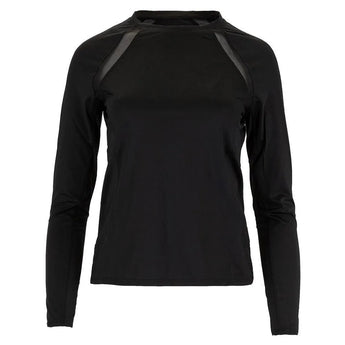 Women's Alda Long Sleeve Tennis Top-Apparel-Tail-100197-9002_ONYX-L-Tennis Express