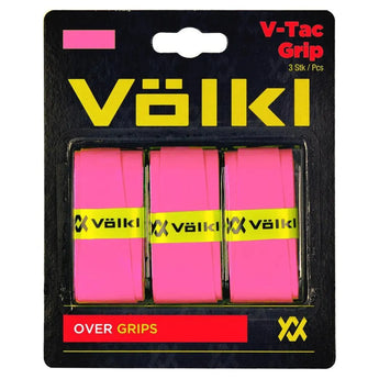 V-Dry Tennis Overgrip 3 Pack Pink-Accessories-Volkl-102866-DEFAULT-L-Tennis Express