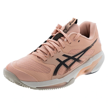 Women's CLAY Court Solution Speed FF 4 Tennis Shoes Cantaloupe and Black Coffee