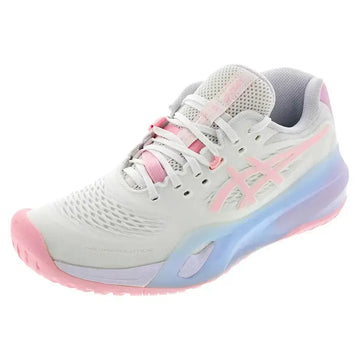 Women's GEL-Resolution X Tennis Shoes White and Pink Salt - Exclusive