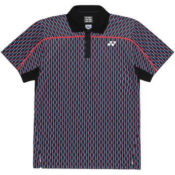 Unisex Tournament Tennis Polo,Apparel,Yonex,Black,S,Tennis Express,10706-bk-1
