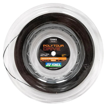 POLYTOUR DRIVE 125/16L Tennis String Reel Black-Strings-Yonex-107972-DEFAULT-L-Tennis Express