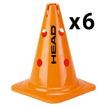 Big Cones 12 Inch 6 Pack-Training Equipment-Head-109394-DEFAULT-L-Tennis Express