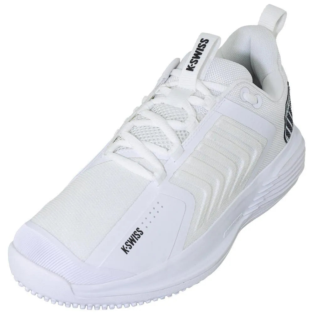 Men's Ultrashot 3 Grass Tennis Shoes White and Black – Tennis Express