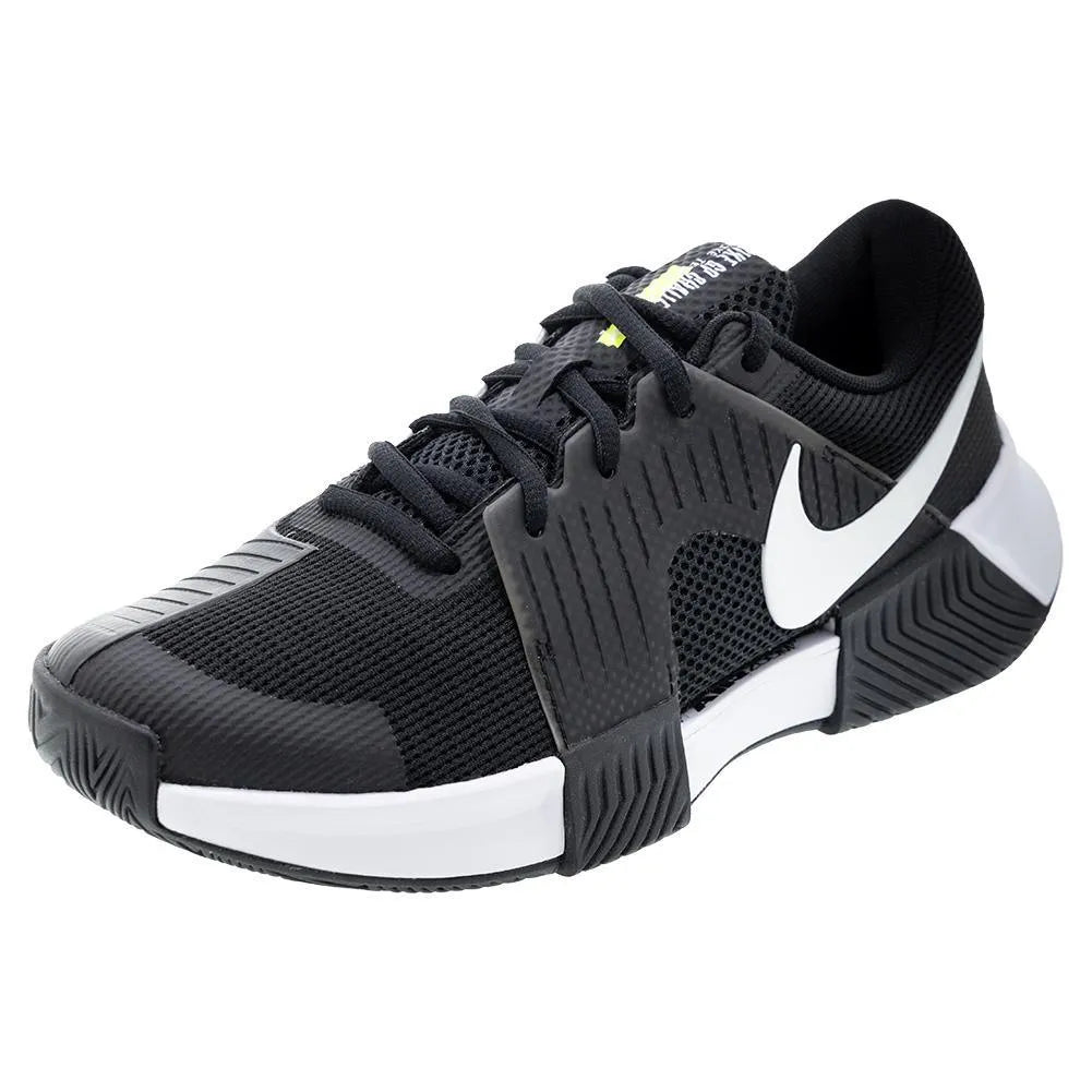 Men's Zoom GP Challenge 1 Tennis Shoes Black and White – Tennis