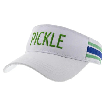 Pickle Visor White and Green-Apparel-Runway Athletics-112577-DEFAULT-L-Tennis Express