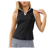 Women's Ace Mock Neck Tennis Tank Black,Apparel,Bobbe,Black,XS,Tennis Express,113-002BF26-1_0e65f336-1c4b-4b35-970f-016a675a2030