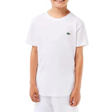 Boys' Breathable Cotton Blend Tennis Jersey-Apparel-Lacoste-113217-001_WHITE-L-Tennis Express