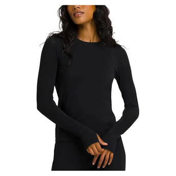 Women's Pro Seamless Long Sleeve-Apparel-Wilson-114261-BLACK-L-Tennis Express