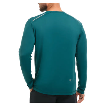 Men's Jet Long Sleeve Tennis Top Jungle Green, BloqUV, Tennis Express, 12002-JGNF26-1