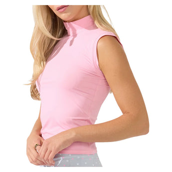 Women's Pin High Tennis Tank Top Light Pink, Bobbe, Tennis Express, 128-125F26-2