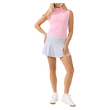 Women's Pin High Tennis Tank Top Light Pink, Bobbe, Tennis Express, 128-125F26-5