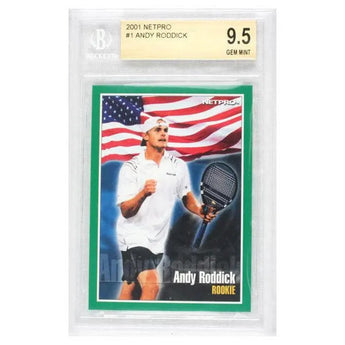 Andy Roddick 2001 NETPRO Tour Star Rookie Card (Beckett Rated)-Memorabilia-Netpro-15240-DEFAULT-L-Tennis Express