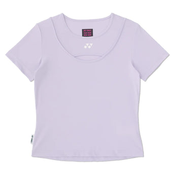 Women's Nature Series Tennis T-Shirt, Yonex, 510 Pale Lilac, Tennis Express, 16949EX-F26-510-PALE-LILAC-1