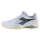 Men's CLAY Court Blushield Torneo 3 Tennis Shoes White and Black,Footwear,Diadora,,,Tennis Express,181468-C0470F2601copy