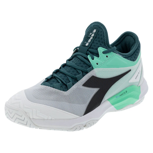 Men's Speed Blushield Fly 5 AG Tennis Shoes Shaded Spruce and Black