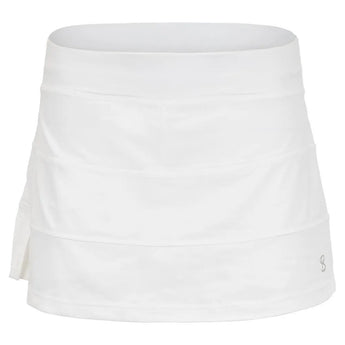 Women's UV Colors 13 Inch Tennis Skort White-Apparel-Sofibella-1957WHT-S22-1-Tennis Express