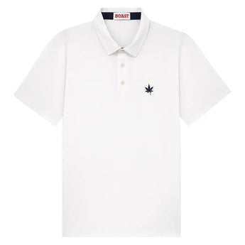 Men's Performance Raglan Tennis Polo White-Apparel-Boast-1P2301P-Tennis Express
