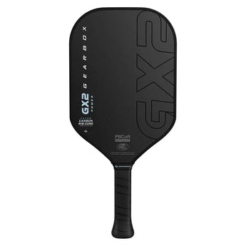 GX2 Power Hybrid Pickleball Paddle Black and Blue-Racquets-Gearbox-1PGX2P4-1-1-Tennis Express