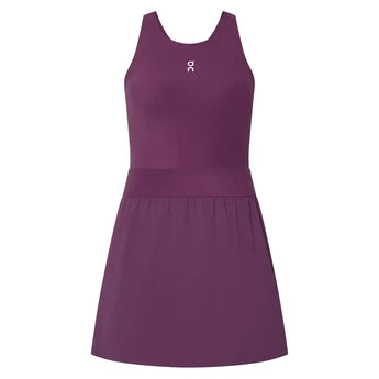 Women's Court Split Tennis Dress Cassis,Apparel,On,Cassis,XS,Tennis Express,1WG10205007-F26-1