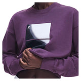 Women's Club Swing Long Sleeve Tennis Crew Cassis,Apparel,On,,,Tennis Express,1WG30935007-F26-6