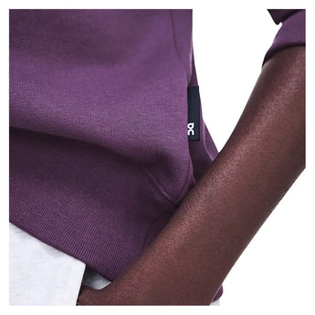 Women's Club Swing Long Sleeve Tennis Crew Cassis,Apparel,On,,,Tennis Express,1WG30935007-F26-7
