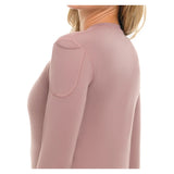 Women's 24/7 Long Sleeve Tennis Crew Mocha, BloqUV, Tennis Express, 2001-MCHF26-2