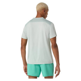 Men's Court Short Sleeve Tennis Top,Apparel,Asics,,,Tennis Express,2041A339_402_1