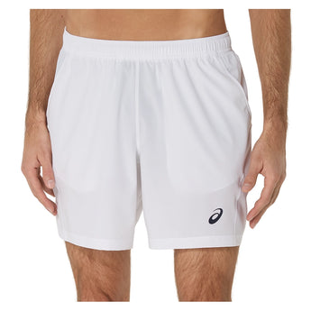 Men's Court 7 Inch Tennis Short Brilliant White,Apparel,Asics,Brilliant White,S,Tennis Express,2041A344_100