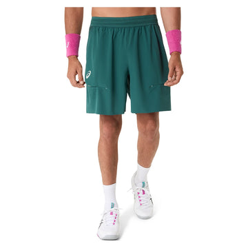 Men's Match Laser Cut 7 Inch Tennis Short Dark Neptune
