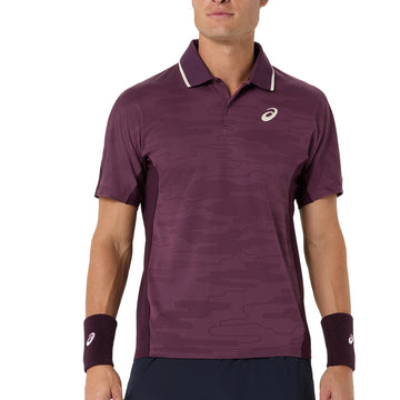Men's Match Jacquard Short Sleeve Tennis Polo
