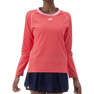Women's Long Sleeve Tennis Top Coral