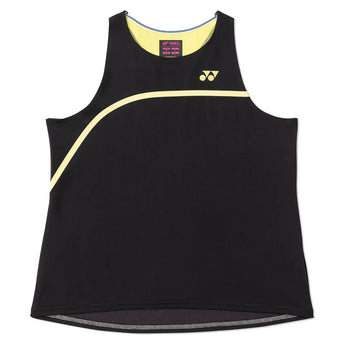 Women's Tournament Tennis Tank, Yonex, Black, Tennis Express, 20932-BLACK-1