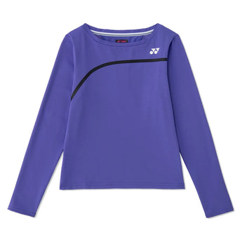 Women's Tournament Long Sleeve Tennis Shirt, Yonex, Prune, Tennis Express, 20934-PRUNE-1