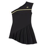 Women's Tournament Tennis Dress with Inner Shorts, Yonex, Black, Tennis Express, 20935-BLACK-1
