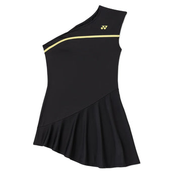 Women's Tournament Tennis Dress with Inner Shorts, Yonex, Black, Tennis Express, 20935-BLACK-1