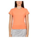 Women's Short Sleeve Tennis Top Coral,Apparel,Sofibella,Coral,XS,Tennis Express,2488-CRL-3