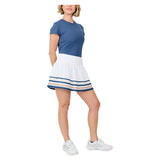 Women's 14 Inch Tennis Skort White, Sofibella, Tennis Express, 2516QUF-WHTH26-2