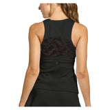 Women's Peek Tennis Tank Black, Lija, Tennis Express, 26A-1000AH26-1