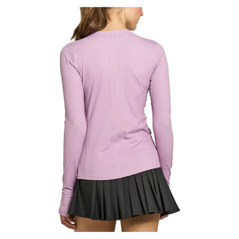 Women's Titan UPF 50+ Long Sleeve Tennis Top Lavender, Lija, Tennis Express, 26A-1945H26-1
