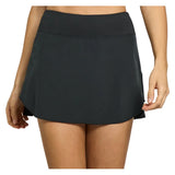 Women's Player 13 Inch Tennis Skort, Lija, Black, Tennis Express, 26A-4748DSF26-BLACK-1