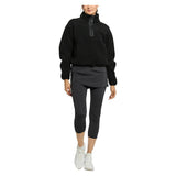 Women's Sherpa Tennis Jacket Black, Lija, Tennis Express, 26A-6578H26-2