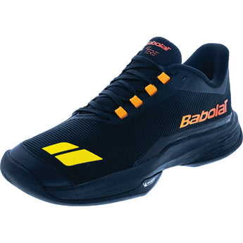 Men's Jet Tere 2 All Court Tennis Shoes Black and Sunset, Babolat, Black/Sunset, Tennis Express, 30F26649C-2054F26-BLACK-SUNSET-2