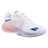 Women's Propulse Storm All Court Tennis Shoes White and Sunset, Babolat, White/Sunset, Tennis Express, 31F26447B-1120F26-WHITE-SUNSET-1